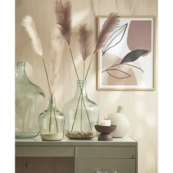 Mica Decorations Vaas Diego - flessenhals - gerecycled glas - 42 cm New