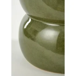 Mica Decorations Vendi Bijzettafel - H40 x Ø35 cm - Donkergroen Discount