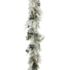 Mica Decorations Vesper Guirlande - L180 x B15 x H10 cm - Groen, Zwart Best