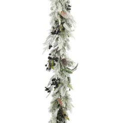 Mica Decorations Vesper Guirlande - L180 x B15 x H10 cm - Groen, Zwart Best