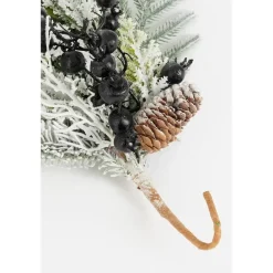 Mica Decorations Vesper Guirlande - L180 x B15 x H10 cm - Groen, Zwart Best