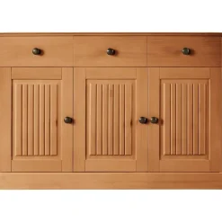 Loft24 Mille - Dressoir met 3 deuren en 2 lades in natuurlijk grenen Outlet