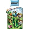 Merkloos Minecraft Outside - Dekbedovertrek-140x200cm New