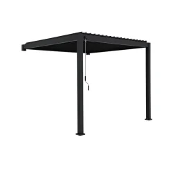 Mirador Classic overkapping muur 300 x 300 cm antraciet New