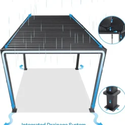 Mirador classic terrasoverkapping 300 x 400 cmwit Sale