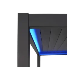 Mirador Deluxe overkapping elektrisch met LED 300 x 600 antraciet Hot