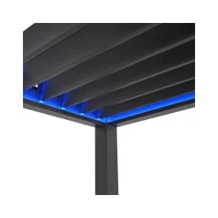 Mirador Deluxe overkapping elektrisch met LED 300 x 600 antraciet Hot