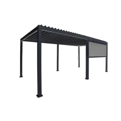 Mirador pull down zijscherm 3M windscherm antraciet