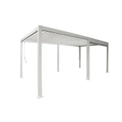 Mirador pull down zijscherm 4M windscherm wit Sale