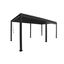 Mirador pull down zijscherm 4M windscherm antraciet