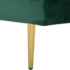 Beliani MIRAMAS - Chaise longue - Smaragdgroen - Linkerzijde - Fluweel