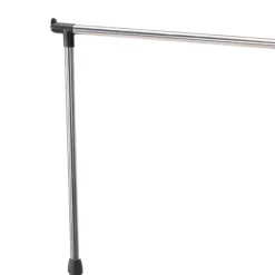 MISOU Kledingrek op Wieltjes Enkel Zwart Metaal Verstelbaar Clearance