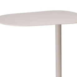 MISOU Organische Bijzettafel op Voet - Beige Hot