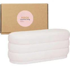 MISOU Poef Teddy - Wit Online