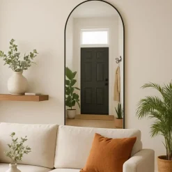 MISOU Spiegel Halfrond Julia - Zwart Online