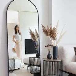 MISOU Spiegel Halfrond Julia - Zwart Online