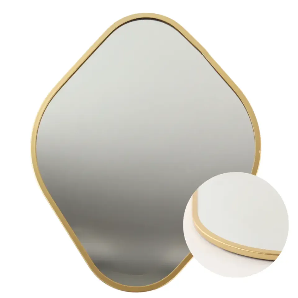 MISOU Spiegel Organische Vorm Goud 25x34cm Online