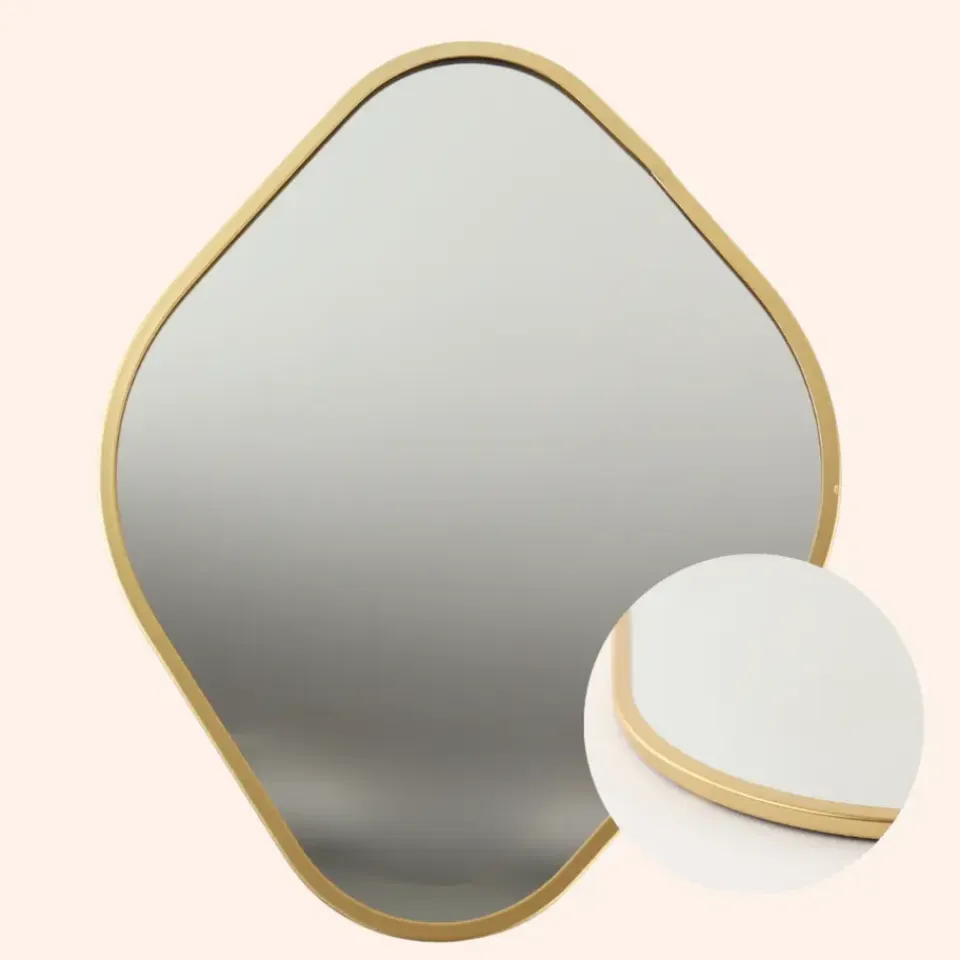 MISOU Spiegel Organische Vorm Goud 25x34cm Online