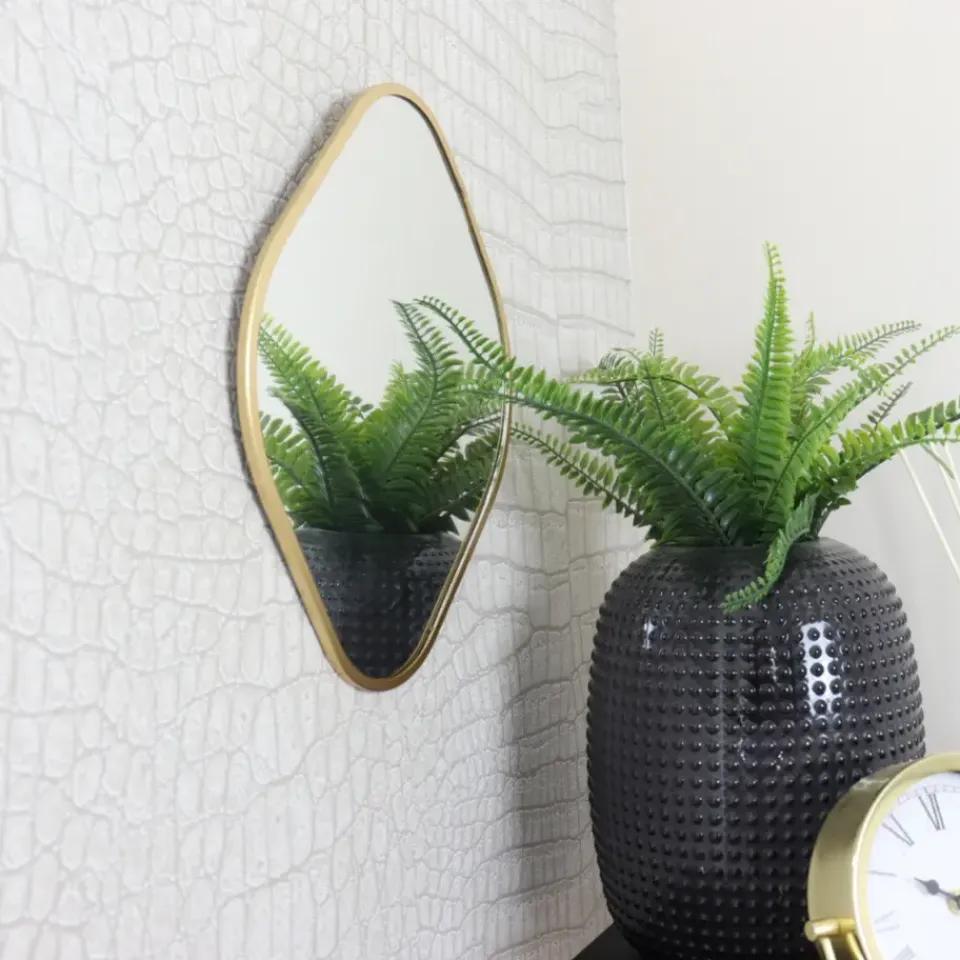 MISOU Spiegel Organische Vorm Goud 25x34cm Online