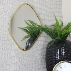 MISOU Spiegel Organische Vorm Goud 25x34cm Online
