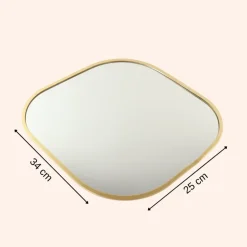 MISOU Spiegel Organische Vorm Goud 25x34cm Online