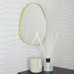 MISOU Spiegel Organische Vorm Goud 30x39cm Online