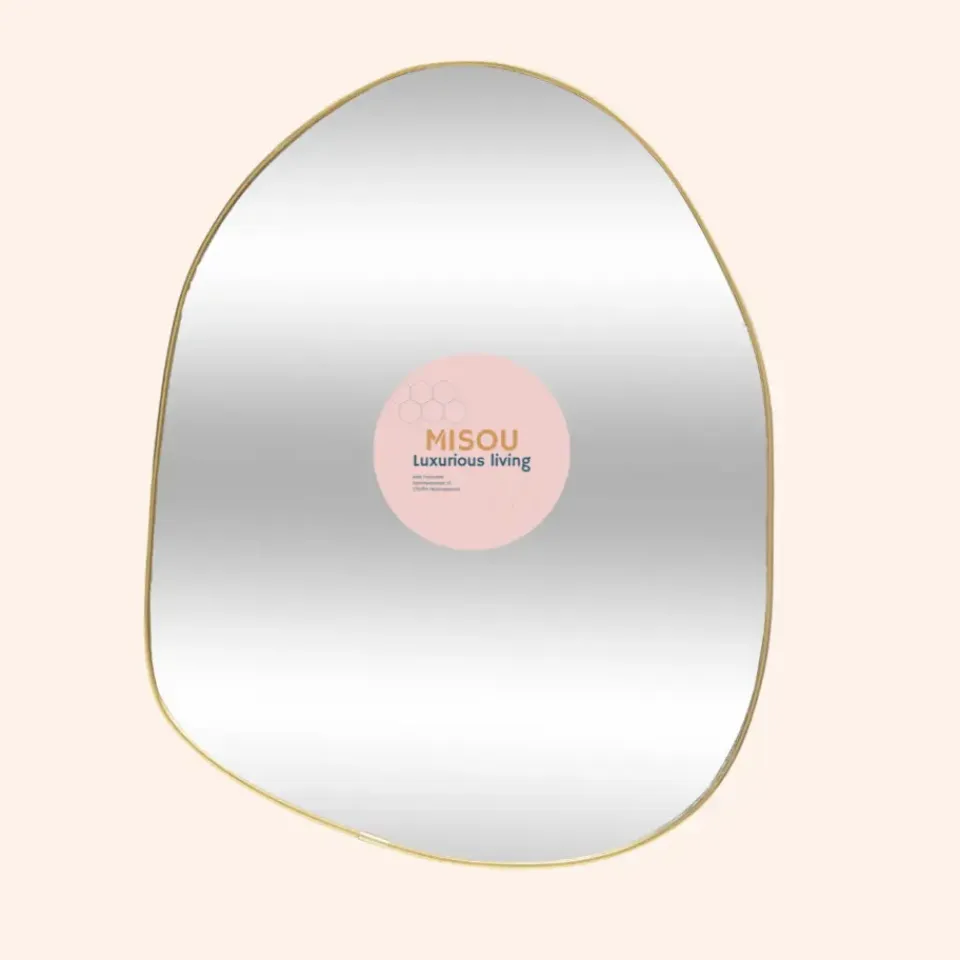 MISOU Spiegel Organische Vorm Goud 30x39cm Online