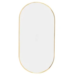 MISOU Spiegel Wandspiegel Rond Ovaal Goud 50 cm Hot