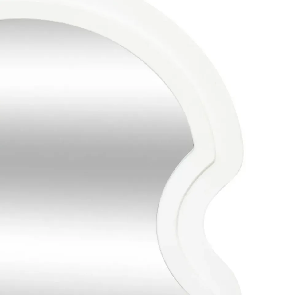 MISOU Wandspiegel Organische Vorm - Wit Online