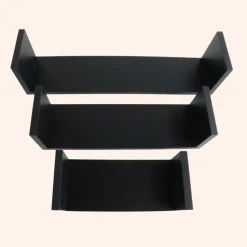 MISOU Zwarte Wandplanken Fotoplank Keuken Woonkamer Zwevend Muurplank 3 Maten Clearance