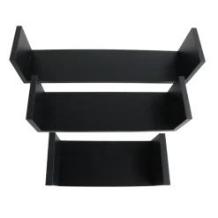 MISOU Zwarte Wandplanken Set van 6 Fotoplank Boekenplank Woonkamer Hot