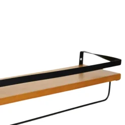 MISOU Zwevende Wandplank 2 stuks Industrieel Muurdecoratie Boekenrek New