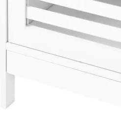 Leen Bakker MISSOULA - Wastafelkast - Wit - Bamboehout Outlet