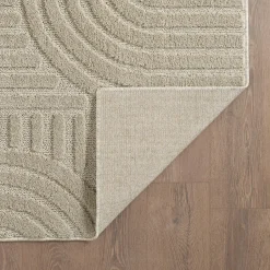 Muratap Modern Japandi Vloerkleed - Beige - Boho Scandinavisch - 160x230 cm Laagpolig Outlet