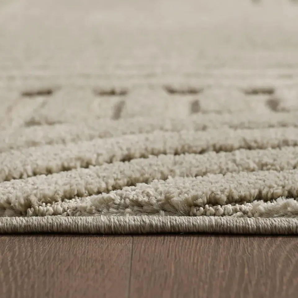 Muratap Modern Japandi Vloerkleed - Beige - Boho Scandinavisch - 200x290 cm Laagpolig