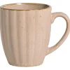Leen Bakker Mok met oor Flora roze stoneware Clearance