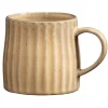 Leen Bakker Mok met oor Mila - beige - stoneware - 340 ml