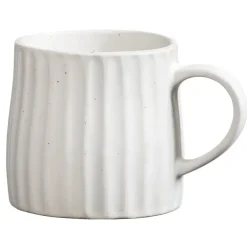Leen Bakker Mok met oor Mila - crème - stoneware - 340 ml Sale