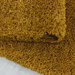 Muratap Monaco Soft Shaggy Hoogpolig Vloerkleed Goud - 160x230 CM Discount