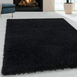 Muratap Monaco Soft Shaggy Hoogpolig Vloerkleed Black - 160x230 CM Sale