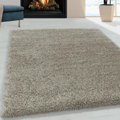 Muratap Monaco Soft Shaggy Hoogpolig Vloerkleed Beige - 140x200 CM Best