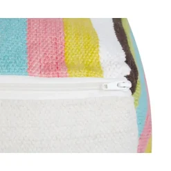 Beliani MONEASA - Poef - Meerkleurig - Katoen Hot