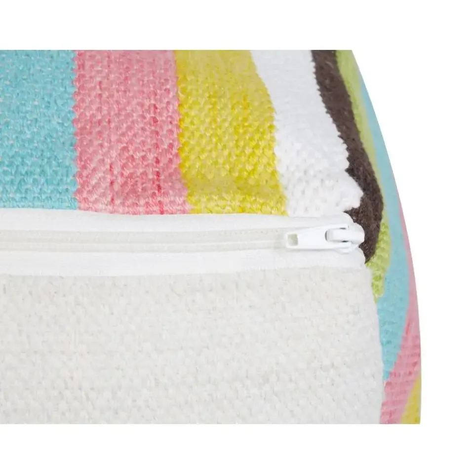 Beliani MONEASA - Poef - Meerkleurig - Katoen Hot