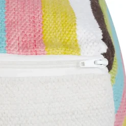 Beliani MONEASA - Poef - Meerkleurig - Katoen Hot