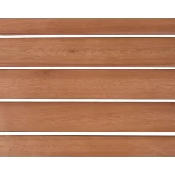 Beliani MONSANO - Tuintafel - Lichthout - 105 x 190 cm - Eucalyptushout Sale