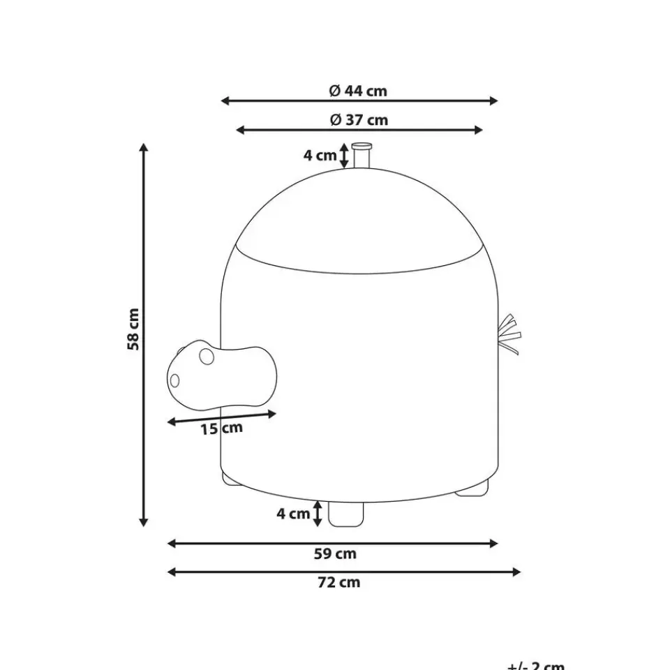 Beliani MONTAGU - Mand - Natuurlijk - Waterhyacint New