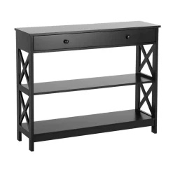 Beliani MONTGOMERY - Consoletafel - Zwart - MDF New