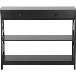 Beliani MONTGOMERY - Consoletafel - Zwart - MDF New