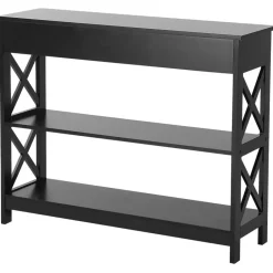 Beliani MONTGOMERY - Consoletafel - Zwart - MDF New