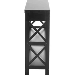 Beliani MONTGOMERY - Consoletafel - Zwart - MDF New